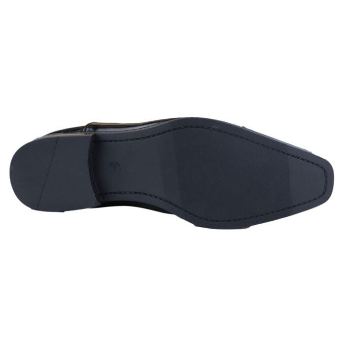 Scarpe eleganti da uomo, nere e marroni, punta tonda, in vernice, stile vintage anni '20 - Knighthood Store