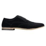 Mens Suede Leather Brogues Smart Casual Red Brown Navy Black Laced Shoes Retro - Knighthood Store