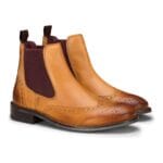 Bottes richelieu en cuir véritable pour homme, style classique, chic et formel, style Londonien - Knighthood Store