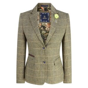 Klassische Tweed-Hose mit Fischgrätenmuster, für Damen, Hellbraun, Slim Fit, Vintage, Peaky Blinders – Knighthood Store