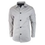 Mens Mid Length Overcoat Jacket Light Weight Smart Casual Beige Navy Mac - Knighthood Store