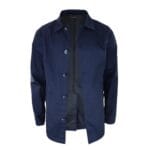 Mens Mid Length Overcoat Jacket Light Weight Smart Casual Beige Navy Mac - Knighthood Store