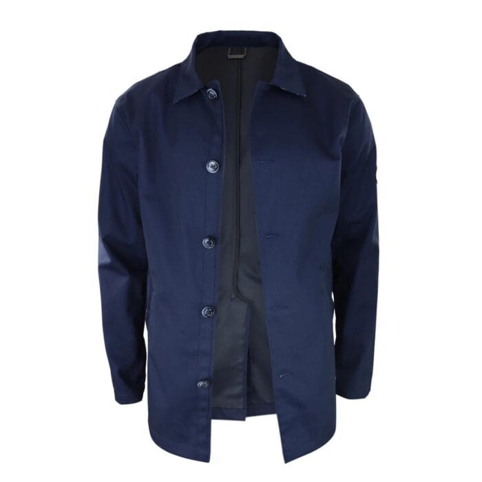 Mens Mid Length Overcoat Jacket Light Weight Smart Casual Beige Navy Mac - Knighthood Store