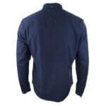 Camisa informal elegante para hombre, gris, azul marino, corte holgado, clásica, con botones y bolsillos - Knighthood Store