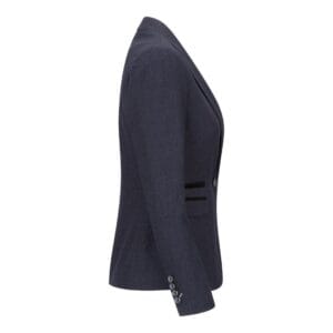 Blazer en tweed bleu marine à carreaux pour femme, veste de chasse classique en laine, style rétro des années 1920 - Knighthood Store
