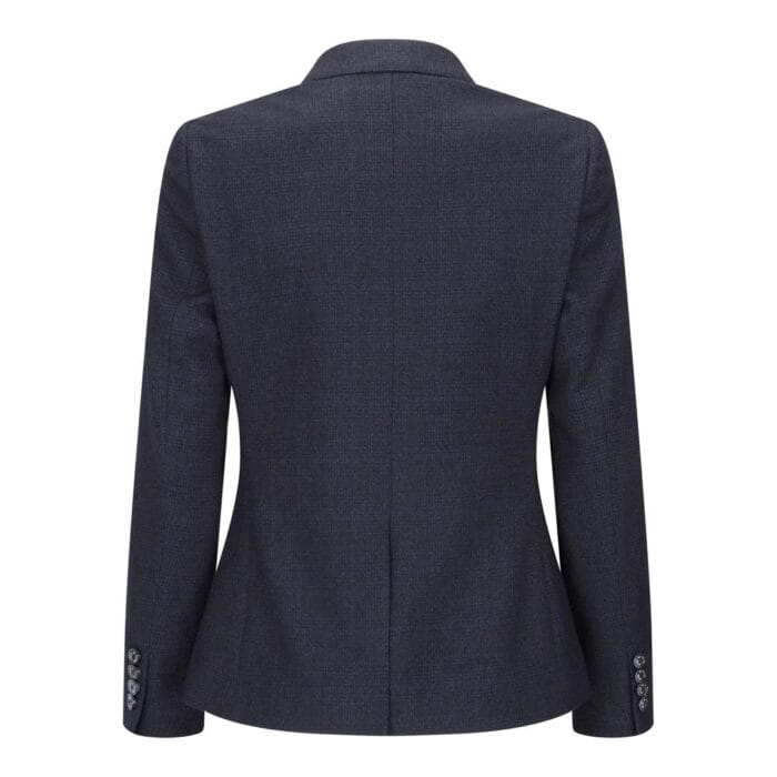 Giacca da caccia classica in lana con blazer a quadri blu navy in tweed da donna, stile vintage anni '20 - Knighthood Store
