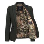 Giacca da caccia classica in lana con blazer a quadri verdi in tweed da donna, stile vintage anni '20 - Knighthood Store