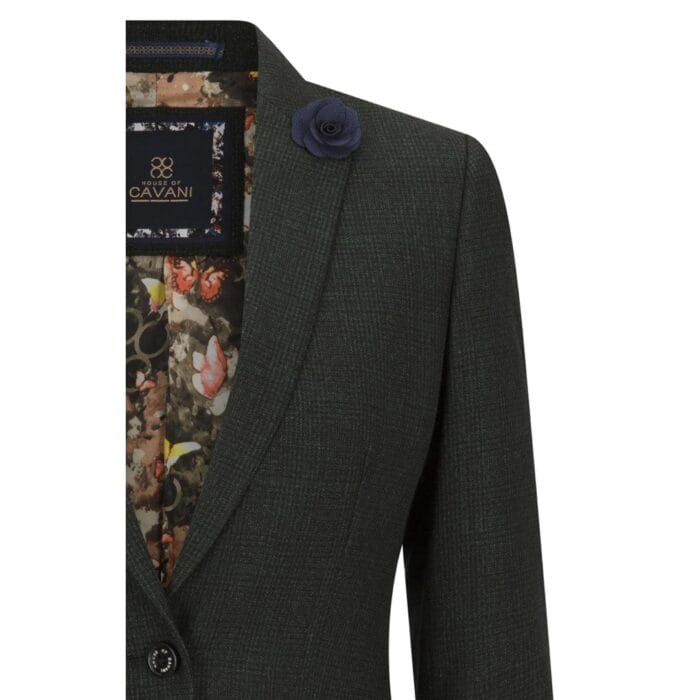 Giacca da caccia classica in lana con blazer a quadri verdi in tweed da donna, stile vintage anni '20 - Knighthood Store