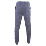 Mens Tweed Wool Check Vintage 1920s Classic Tailored Fit Trousers Regular Length - Knighthood Store