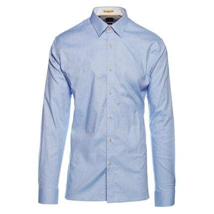 Mens Tailored Fit Stretch Cotton Button Shirt Smart Casual Formal 1920's Blinders Vintage - Knighthood Store
