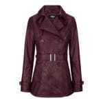 Women's Black Superior Leather Biker Jacket Coat Vintage Retro Design - Knighthood Store