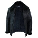 Mens Real Leather Sherling Sheepskin Original B3 Flying Pilot Jacket Warm Winter - Knighthood Store