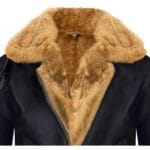Veste aviateur à capuche en cuir de mouton véritable pour femme - Knighthood Store