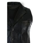 Mens Real Leather Tan Brown Black Burgundy Smart Casual Gilet Waistcoat Vintage Retro - Knighthood Store