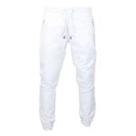 Pantaloni da jogging in vera pelle da uomo, elasticizzati, casual - Knighthood Store