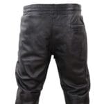Pantaloni da jogging in vera pelle da uomo, elasticizzati, casual - Knighthood Store