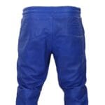 Pantaloni da jogging in vera pelle da uomo, elasticizzati, casual - Knighthood Store
