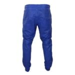 Pantaloni da jogging in vera pelle da uomo, elasticizzati, casual - Knighthood Store