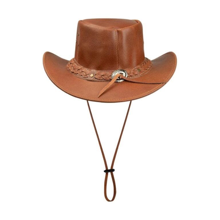 Australischer Unisex Western Cowboyhut Echtleder Outback Riding Outlaw Classic - Knighthood Store