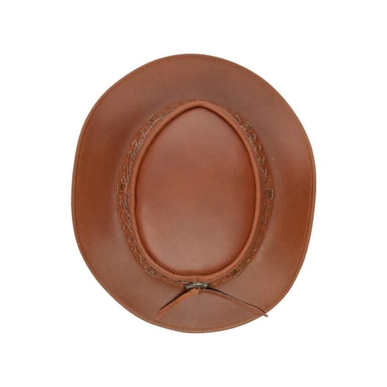 Australischer Unisex Western Cowboyhut Echtleder Outback Riding Outlaw Classic - Knighthood Store