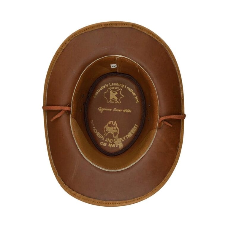 Australischer Unisex Western Cowboyhut Echtleder Outback Riding Outlaw Classic - Knighthood Store