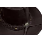 Sombrero de vaquero australiano unisex de cuero auténtico, estilo clásico de forajido para montar en el Outback - Knighthood Store