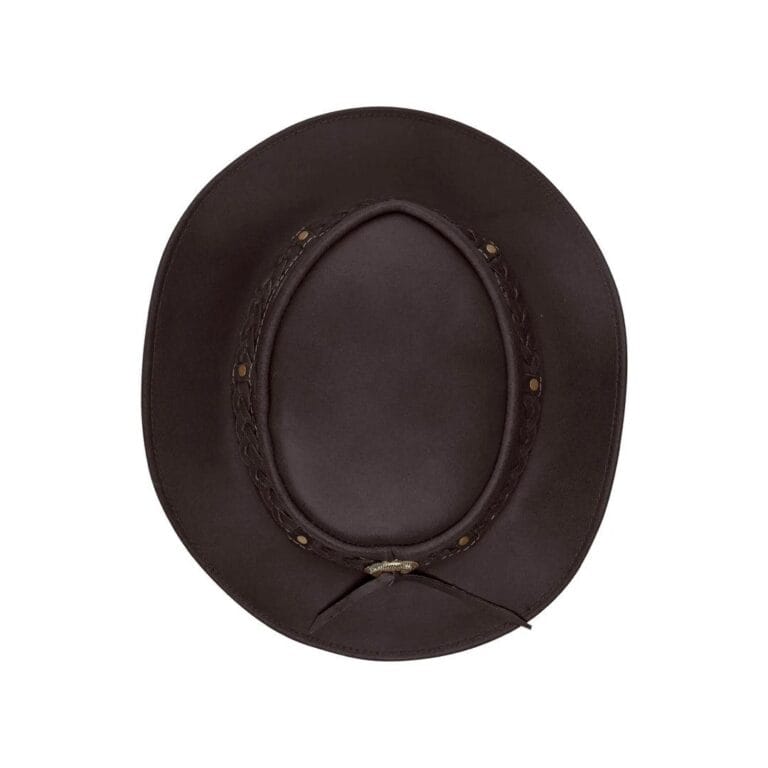 Australischer Unisex Western Cowboyhut Echtleder Outback Riding Outlaw Classic - Knighthood Store