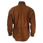 Herren Wildleder Echte Safari Jacke Jagd Duffle Parka 3/4 Mantel Klassisches Leder - Knighthood Store