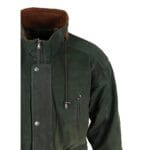 Herren Wildleder Echte Safari Jacke Jagd Duffle Parka 3/4 Mantel Klassisches Leder - Knighthood Store