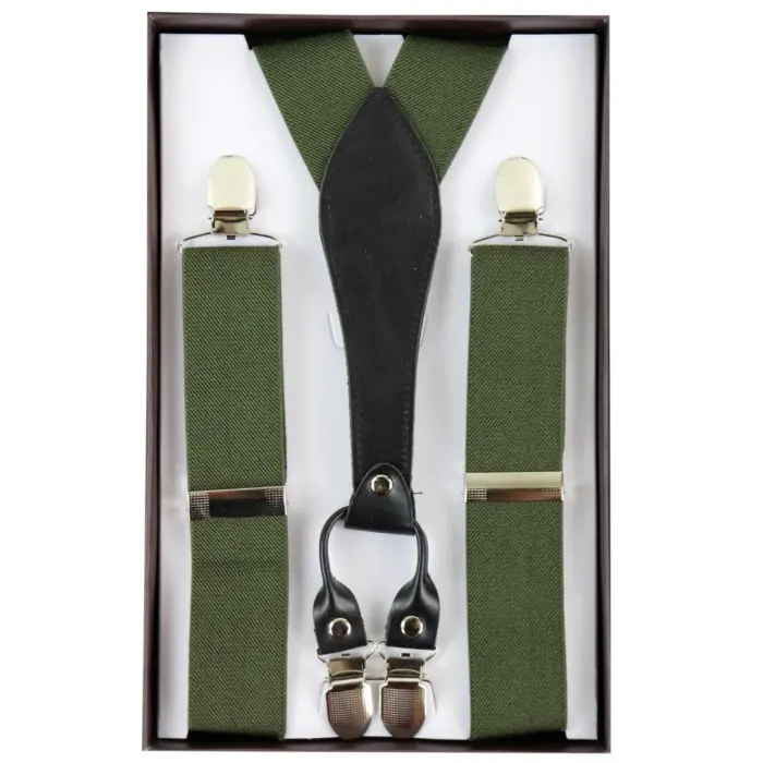 Mens Classic Vintage Retro Trouser Braces Suspenders 1920s Gatsby Blinders - Image 27