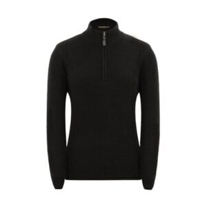 Pull en cachemire pour femme, col polaire zippé, cardigan en pure laine et cachemire - Knighthood Store