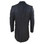 Manteau 3/4 long pour homme, coupe slim, en laine, coupe Blinders - Knighthood Store