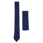Mens Tie Hankie Tweed Pin Stripe Vintage Retro Classic Gatsby Peaky Blinders - Knighthood Store