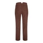 Costume en tweed pour femme, blazer, pantalon, gilet, chevrons, laine, marron rouille vintage - Knighthood Store