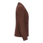 Costume en tweed pour femme, blazer, pantalon, gilet, chevrons, laine, marron rouille vintage - Knighthood Store