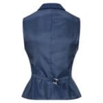 Veste blazer en tweed à chevrons pour femme, gilet bleu marine, style vintage années 1920 - Knighthood Store