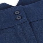 Veste blazer en tweed à chevrons pour femme, gilet bleu marine, style vintage années 1920 - Knighthood Store