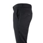 Mens Black Tuxedo Trousers Wedding Prom Stripe Satin Stripe Trouser Tux Classic - Knighthood Store