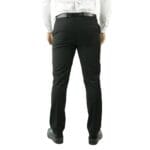 Mens Black Tuxedo Trousers Wedding Prom Stripe Satin Stripe Trouser Tux Classic - Knighthood Store