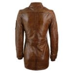 Chaqueta de invierno de piel auténtica con capucha y parka negra para mujer - Knighthood Store