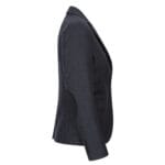 Gilet blazer noir en tweed à chevrons pour femme, style classique, décontracté et élégant, style vintage des années 1920 - Knighthood Store