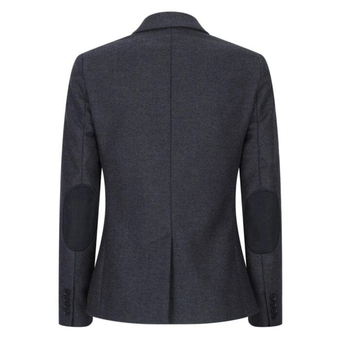 Gilet blazer noir en tweed à chevrons pour femme, style classique, décontracté et élégant, style vintage des années 1920 - Knighthood Store