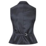 Gilet blazer noir en tweed à chevrons pour femme, style classique, décontracté et élégant, style vintage des années 1920 - Knighthood Store