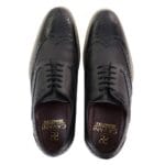 Zapatos brogue de cuero para hombre, Oxford, con cordones, estilo Gatsby, años 20, marrón, negro, Peaky Blinders - Knighthood Store