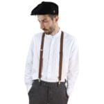 Bretelles de pantalon rétro classiques pour homme, style années 1920, style Gatsby Peaky Blinders, couleurs - Knighthood Store