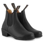 Blundstone 1671 Stivaletti Chelsea da donna in pelle nera con elastico alla caviglia - Knighthood Store
