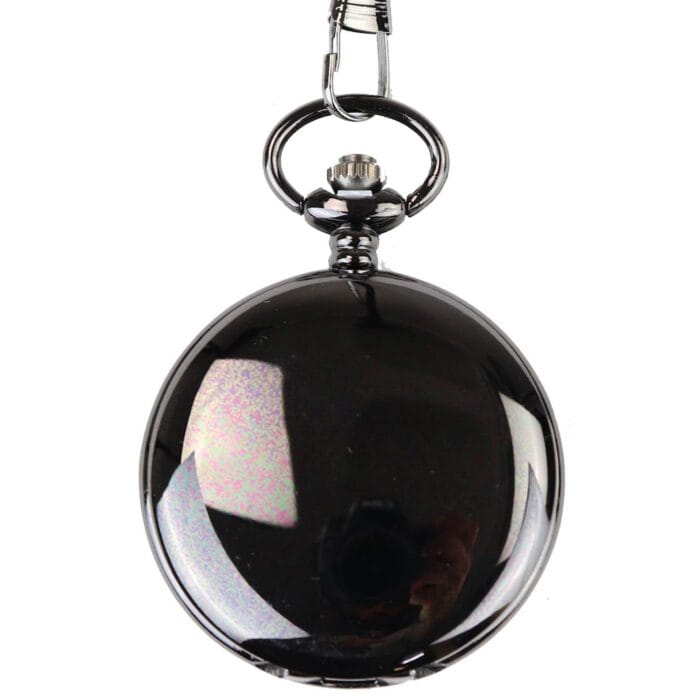 Orologio da tasca Blinders classico in argento e oro rosa degli anni '20 con catena vintage retrò - Knighthood Store