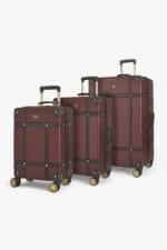 Luggage Suitcase Travel Bag Carry On Hand Cabin Check in Hard-Shell 4 Spinner Wheels Trolley Set | Vintage - Image 8
