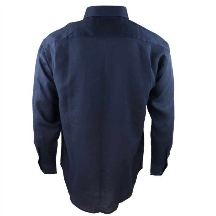 Mens Linen Summer Shirt Breathable Fabric Classic Full Sleeve - Knighthood Store