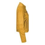 New Ladies Womens Real Leather Slim Fit Soft Zip Biker Style Jacket - Knighthood Store